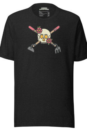 Skull and Garden Tools Unisex T-shirt