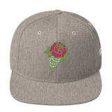 Deadly Rose Snapback Hat - Image 6