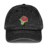 Deadly Rose Vintage Cotton Twill Cap - Image 2