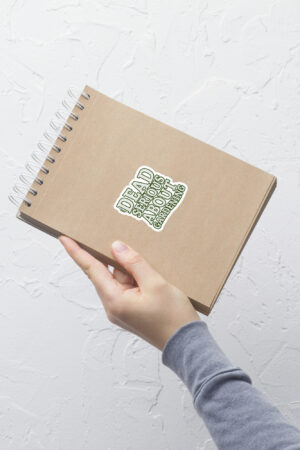 Dead Serious Bubble-Free Sticker