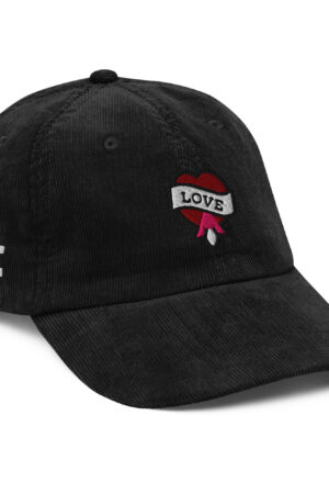 Bleeding Heart Vintage Corduroy Cap