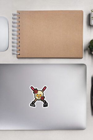 Skull and Garden Tools Bubble-free stickers