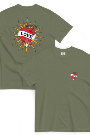 Bleeding Heart Garment-Dyed T-shirt