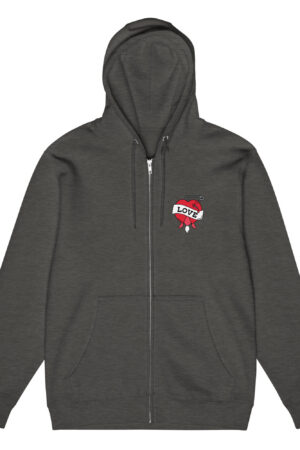 Bleeding Heart Full Zip Hoodie