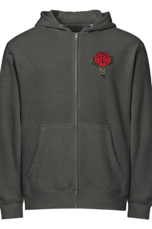 Deadly Rose Full Zip Hoodie