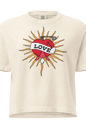 Bleeding Heart Heavyweight Boxy Tee